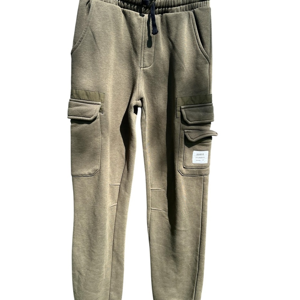 Guess Olive Green Elastic Waist Joggers size 12